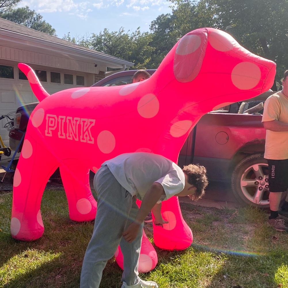 Victoria’s Secret pink dog Jumbo Inflatable